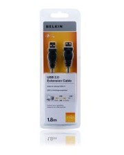 Belkin USB 2.0 (AM/AF) 1.8м black (F3U153CP1.8M)