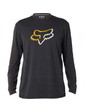 FOX Planned Out Tech LS Tee Heather Black L