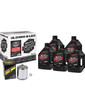 Maxima V-Twin Quick Change Kit Synthetic Chrome Filter 20w-50