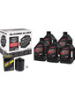 Maxima V-Twin Quick Change Kit Synthetic Black Filter 20w-50