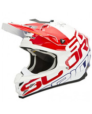 Шлемы Scorpion VX-15 Evo Air Grid Pearl White-Red-Blue 2XL фото