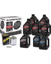 Моторные масла Maxima V-Twin Oil Change Kit Mineral Chrome Filter 20w-50 фото