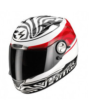 Шлемы Scorpion Exo-1000 Air Samba Type E11 White-Red-Black L фото
