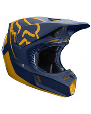 Шлемы FOX V3 Kila Helmet ECE Navy-Yellow S фото