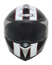 Шлемы SHIRO 664 SH 835 Viper Black-White-Red L фото
