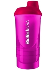 BioTech Wave+ Shaker 3в1 600 мл пурпурный