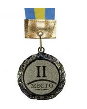  Медаль спортивная 2 место (серебро) 2940-2, 45 мм