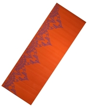 Live UP PVC Yoga Mat With Print 6 мм orange