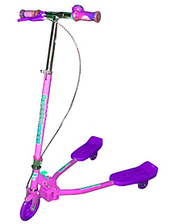 Scooter Trikke Bug (125 мм) для детей розовый