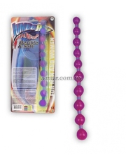 Анальні іграшки  Анальные шарики на цепочке «Jumbo thai» фиолетовые фото