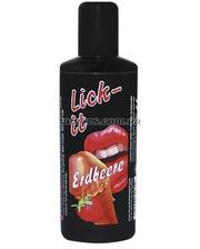 Лубриканты  Оральный гель «Lick-it» со вкусом клубнички 50мл. фото