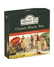 Ахмад Ahmad Tea Классический Чёрный в пак. с ярлыком, 100х2г