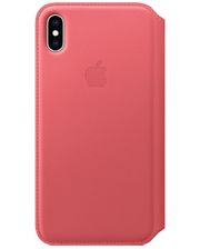 Apple iPhone XS Leather Folio - Peony Pink (MRX12)