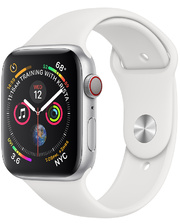 Apple Watch Series 4 40mm Gps Silver Aluminum Case with White Sport Band (MU642)