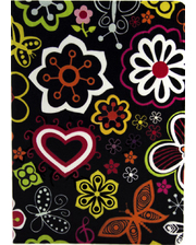Paint Case Flower Black for iPad Air 2