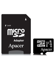 Apacer 16 GB microSDHC Class 10 UHS-I + SD adapter AP16GMCSH10U1-R
