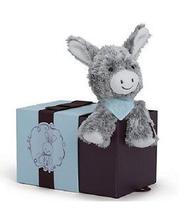  Мягкая игрушка Kaloo Les Amis Ослик серый 19 см в коробке K963121