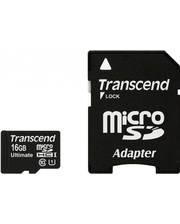 Transcend microSDHC 16GB Class 10 UHS-I UltimateX600 c адаптером