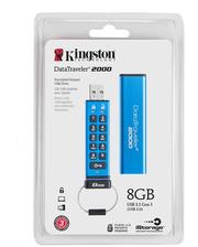 Kingston 8GB USB 3.0 DT 2000 Metal Security( DT2000/8GB )
