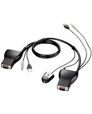 D-Link KVM-переключатель KVM-221 2port USB w/cables w/audio