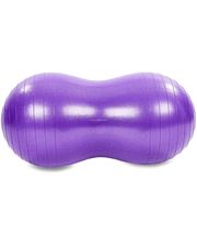 Мячи гимнастические  Мяч для фитнеса Арахис (фитбол) сатин 45смх90см FI-7135 Фиолетовый фото