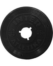 Гантели и штанги Inter Atletika 0,5 кг пластиковое покрытие фото