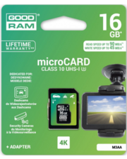 GoodRam microSDHC 16GB UHS I MLC U3 + ad (R90, W45MB/s)