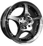 WOLF Wheels Azor 801 6.5х15/4x100/114.3 D67.1 ET38 Black