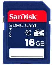 Карты памяти SanDisk SDHC Card 16GB Class 4 фото
