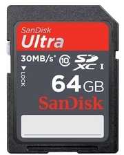 Карты памяти SanDisk Ultra SDXC Class 10 UHS-I 30MB/s 64GB фото