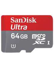 Карты памяти SanDisk Ultra microSDXC Class 10 UHS Class 1 64GB + SD adapter фото