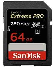 Карты памяти SanDisk Extreme PRO SDXC UHS-II 280MB/s 64GB фото