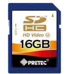 Pretec SDHC Class 16 16GB