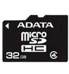 A-DATA microSDHC Class 4 32GB + SD adapter