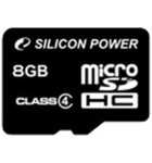 Silicon Power microSDHC 8GB Class 4