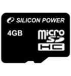 Silicon Power microSDHC 4GB Class 10