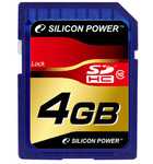 Silicon Power SDHC Card 4GB Class 10