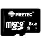 Pretec microSDHC Class 10 8GB + SD adapter