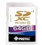 Pretec SDXC Class16 64GB
