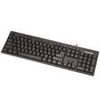 Manhattan Enhanced Keyboard 155120 Black PS/2
