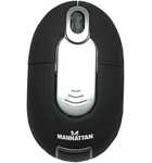 Manhattan MHX Wireless Optical Mobile Mini Mouse (177535) Black USB