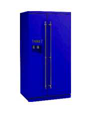 Холодильники ILVE RN 90 SBS Blue фото